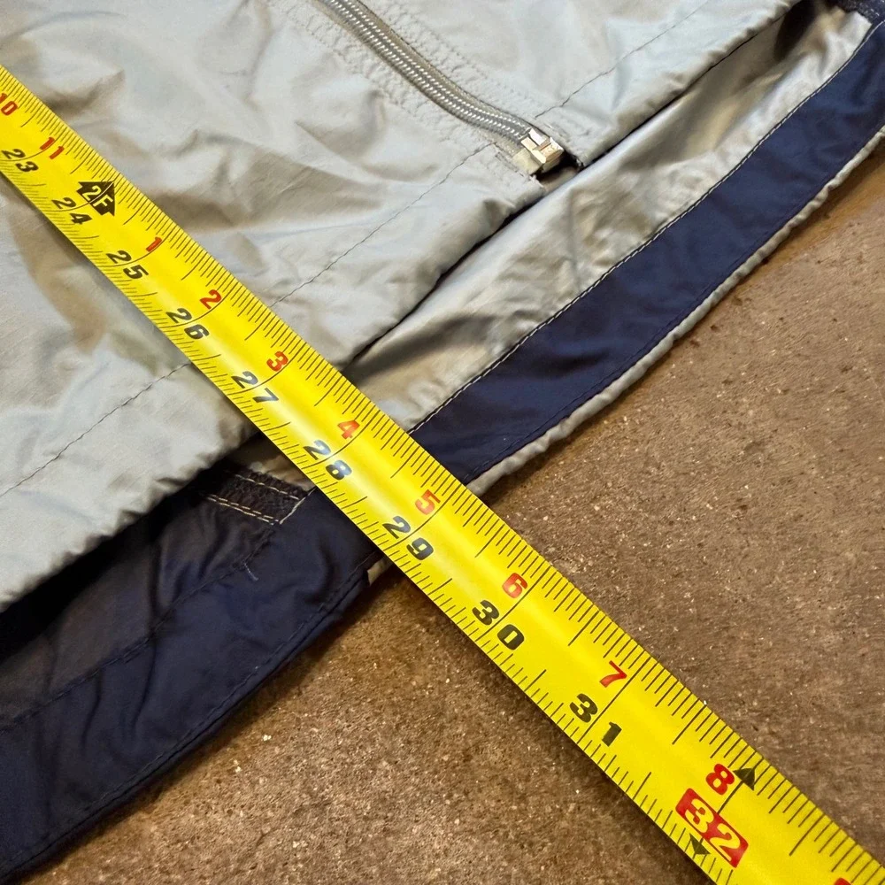 The North Face Windbreaker Jacket Mens XL Blue Full Zip Colorblock Activewear